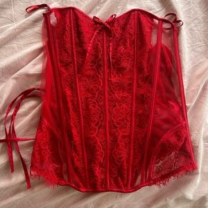 Red Lace Corset